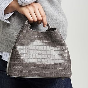 Elleme baozi grey croc bag - like new